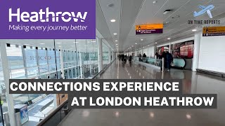 London Heathrow LHR Transfer Experience Terminal 3 to Terminal 5 [upl. by Swen]