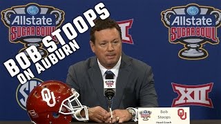 Oklahoma head coach Bob stoops speaks before the Sugar Bowl [upl. by Nnovahs]