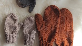 Handschuhe stricken  Stricken mit Blida [upl. by Ayrb935]