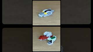 LEGO Star Wars Mandalorian N1 Starfighter vs Boba Fetts Starship Build Timelapse legostarwars [upl. by Forkey]