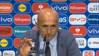 Spalletti dopo SvizzeraItalia 20 «Resto ct Responsabilità mia ho scelto io i calciatori» [upl. by Arvie]