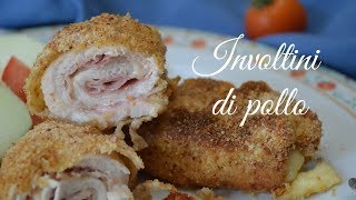 INVOLTINI DI POLLO AL FORNOricetta veloce e facile [upl. by Boehike]