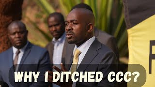 Nelson Chamisa speaks out on why he resigned and ditched CCC [upl. by Rossuck]