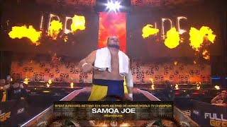 Samoa Joe Entrance  Zero Hour AEW Full Gear November 18 2023 [upl. by Hsenid]