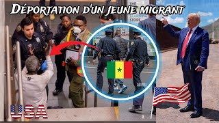 Parcours de Amadou Ly Jeune migrants rrêté par la P0lice dimmigration Dagne ma Done Déloo [upl. by Nnayllas]