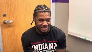 Postgame QampA Ke’Shawn Williams on Indiana’s 4127 victory over Northwestern [upl. by Ethelind]