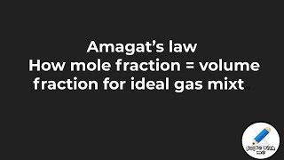 gaslaw Amagat’s law in tamil [upl. by Drais]