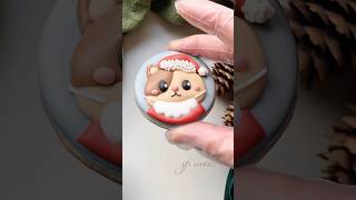 🎄🐱Cute Christmas cookie decorating with royal icing cookiedecorating christmas royalicing [upl. by Srednas]