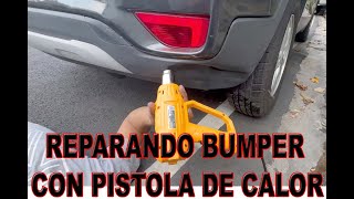 como sacar golpes de bumper con pistola de calor [upl. by Joete]