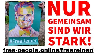 🕊18000 MENSCHEN FORDERN FREIHEIT FÜR REINER 07112024 Landgericht Göttingen FREEREINER [upl. by Wennerholn]