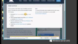 OwnCloud Video 1 setup and config [upl. by Ylicis972]
