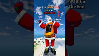 Cars vs Giant Santa Claus 🎅❌🤣  BeamNGDrive shorts beamng beamngdrive [upl. by Adlesirg]