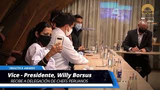 Willy BORSUS  VicePrésident de la Wallonie Recevez une délégation de chefs péruviens Inkazteca [upl. by Attaymik]