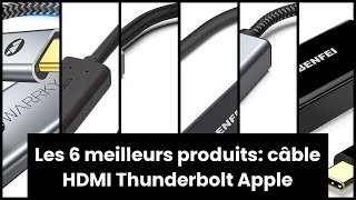 【CABLE HDMI THUNDERBOLT APPLE】Les 6 meilleurs produits câble HDMI Thunderbolt Apple [upl. by Jock]