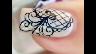 Tutoriel Nail Art Détails Dentelle et Drapé [upl. by Domeniga]