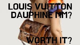 LOUIS VUITTON DAUPHINE How much does the Dauphine MM cost and is it worth it [upl. by Adarbil156]