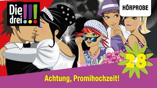 Die drei   Folge 28 Achtung Promihochzeit  Hörprobe zum Hörspiel [upl. by Amapuna]