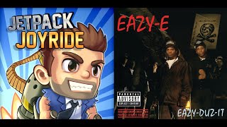 Jetpack Joyride vs EazyE  No More Jetpack Joyride Mashup [upl. by Oralia]