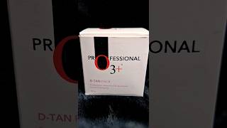 O3 Professional DTan Pack Works for Face amp Body Tan removal Used in Salons for DeTanning shorts [upl. by Ahsata350]