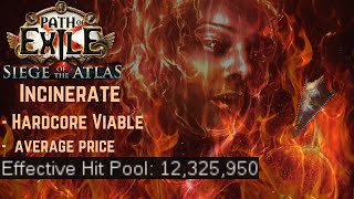 Path Of Exile 319  Divergent Incinerate Tank Build  Lake of Kalandra  PoE 319 [upl. by Anoid]