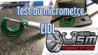 Test du micromètre de chez Lidl [upl. by Nylak852]