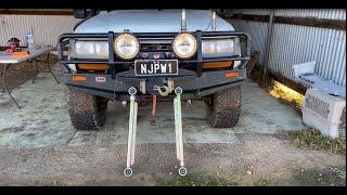 Installing adjustable control arms in 80 series landcruiser [upl. by William]