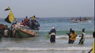 Senegal  Spiaggia di Kayar 2016 [upl. by Admana]