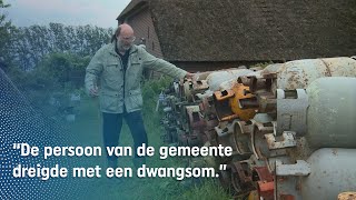 Verzamelaar uit Wijhe doet onder dwang afstand van 80 gasflessen [upl. by Blondelle]