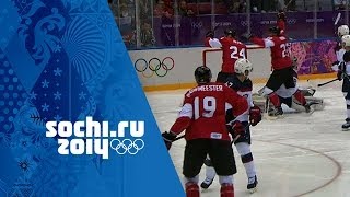 Ice Hockey  Mens SemiFinal  USA v Canada  Sochi 2014 Winter Olympics [upl. by Sammer]