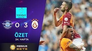 MERKUR BETS  Adana Demirspor 03 Galatasaray  HighlightsÖzet  Trendyol Süper Lig  202324 [upl. by Eatnahs]