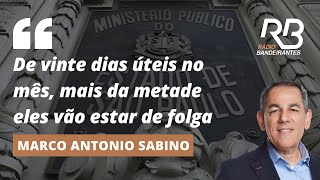 Sabino comenta sobre a licença compensatória do Ministério Público [upl. by Brawner]