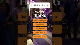 Hiring Generative AI Experts and Power BI developers at Prescience Decision Solutions [upl. by Nnaylrebmik728]