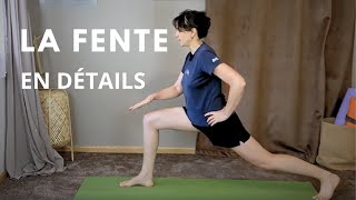 Bien pratiquer la fente en yoga  Détails pour débutants et runners [upl. by Elyse]