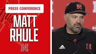 Nebraska Football Head Coach Matt Rhule Colorado post game comments I HuskerOnline I GBR [upl. by Karlee242]