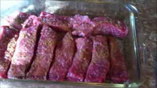 Making Biltong  Delicious cured meat [upl. by Alehs]