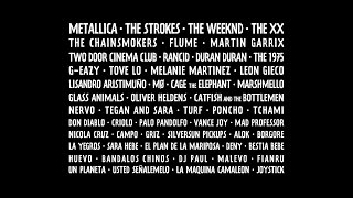 Line Up 2017  Lollapalooza Argentina [upl. by Fortunia]