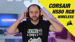 Review Corsair HS80 RGB Wireless ¿los MÁS cómodos  Análisis COMPLETO en español [upl. by Akimot42]