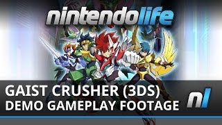 Gaist Crusher 3DS Demo Gameplay Footage [upl. by Awram]