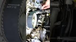 Engine timing belt replacement [upl. by Revorg]