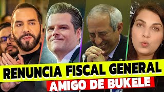 BUKELE sin PALABRAS RENUNCIA su amigo EL FISCAL GENERAL DE TRUMP  PASTORES se quotTOMARANquot CAPRES [upl. by Iliam208]