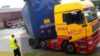 Lorry driver turn fail [upl. by Sosthenna]