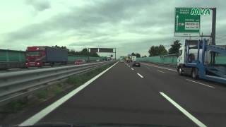 Italy  ItalienAutostrada A4 Richtung Milano  A22 Richtung Bolzano [upl. by Namus507]