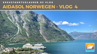 Vlog4  Norwegische Fjorde mit AIDAsol Ålesund und Eidfjord [upl. by Adimra]