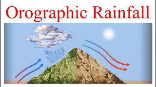 Orographic Rainfall  Types of Rainfall  Rain Shadow Region  Relief Precipitation [upl. by Henriha]