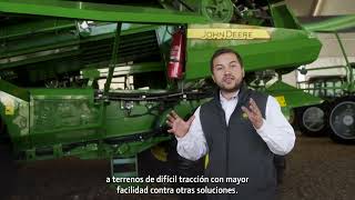 John Deere Cosechadora S700 animación completa del flujo del cultivo [upl. by Ayar867]