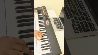 Piano Cover Hindi Songs  Piano Very Easy Tutorial ytshorts instrumental piano [upl. by Allesig]