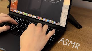 ASMR Keyboard Typing Sounds  2022 MacBook Air M2  Relaxing sounds for Sleep and Study [upl. by Clemen]