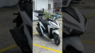 Painted Honda Click V2 Fairings  Pearl White mica Violet [upl. by Remo846]