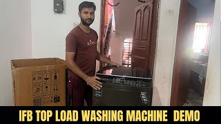 Ifb top load washing machine demo [upl. by Litton889]