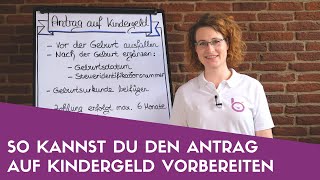 Antrag auf Kindergeld vorbereiten  das kannst du vor der Geburt tun [upl. by Esinehs146]